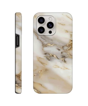 White Marble Pattern iPhone Case