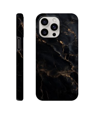 Black Marble Pattern iPhone Case (1)